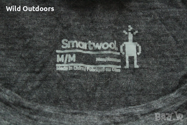 SMARTWOOL - мъжка мерино тениска, размер М, снимка 3 - Спортни дрехи, екипи - 55283309