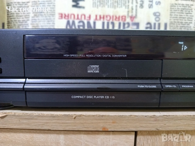 СД-Плейър"Philips" CD 115, снимка 3 - Ресийвъри, усилватели, смесителни пултове - 54678304