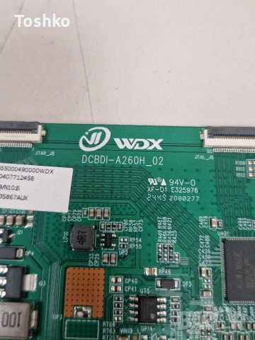 TCON BOARD T550QVN10.B DCBDI-A260H_02 , снимка 2 - Части и Платки - 54304851