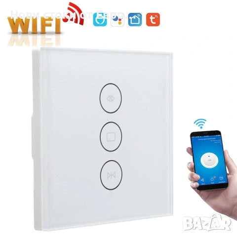 WiFi Smart Switch, Longziming,Гласово управление,Таймер,Бял, снимка 2 - Друга електроника - 54012247