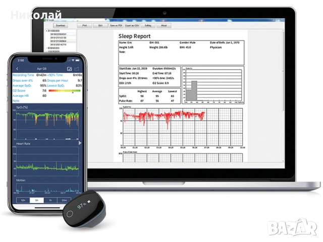  Gima O2Ring Oxygen Monitor, снимка 5 - Друга електроника - 54585840