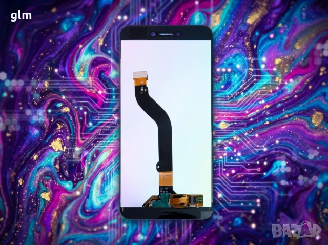 Оригинален LCD Дисплей за Huawei Honor 8 Lite 5.2" / P8 Lite 2017 / P9 Lite 2017 + Тъчскрийн черен, снимка 3 - Резервни части за телефони - 54127902