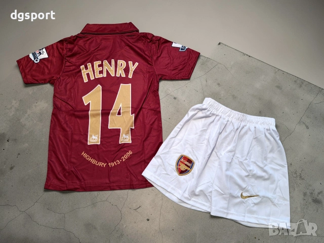 Детски екип на Тиери Анри #Арсенал #ретро модел!!!