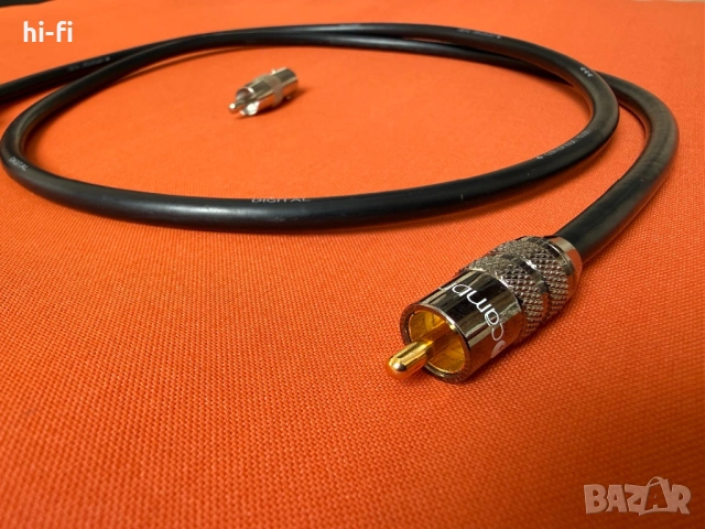 Cambridge Audio digital coaxial cable RCA - BNC, снимка 6 - Ресийвъри, усилватели, смесителни пултове - 54638111