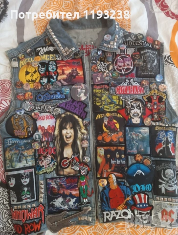 Battle Jacket(хеви метъл) елек