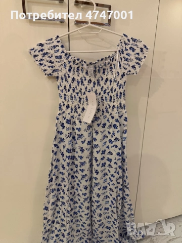 Дълга рокля С-М, снимка 2 - Рокли - 53966783