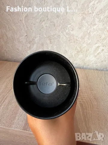 15 евро чисто нов термос за пътуване Tefal Travel Mug Classic от неръждаема стомана 🖤, снимка 3 - Термоси - 55382657
