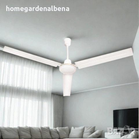 Таванен вентилатор метален Muhler MCD-54056 142см 56" 60W стенен регулатор