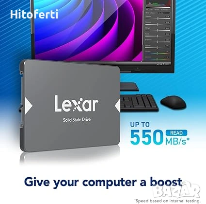 Lexar SSD NS100 de 2.5 pulgadas SATA III de 256 GB