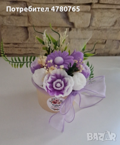 Ароматни сапунени цветя , снимка 11 - Декорация за дома - 54010594