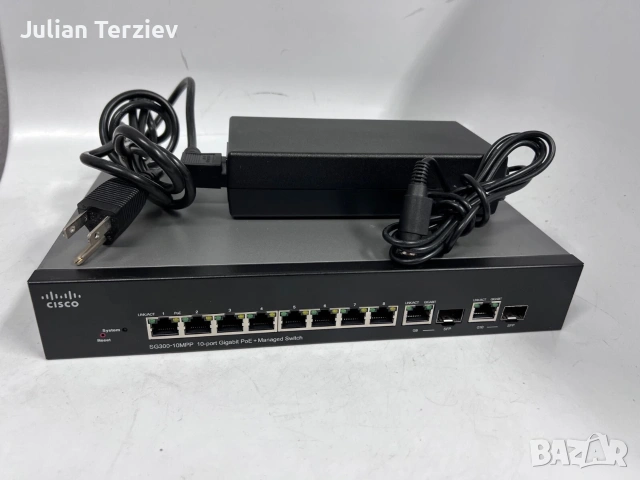 Cisco SG300-10MPP switch суич