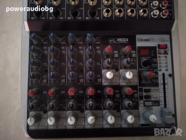 Смесителен пулт  с ефект Behringer XENYX QX1202USB, снимка 2 - Ресийвъри, усилватели, смесителни пултове - 54906052