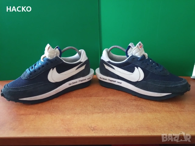 Nike x Sacai x Fragment Design LD Waffle Номер 42 Стелка 26.5 см. 100% Оригинални Внос от Англия, снимка 7 - Маратонки - 54868405