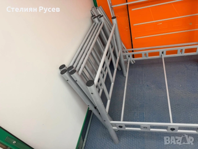 210444 метално единично легло РАМКА  90/190см цена 42 евро или 82,14 лв за брой -190см / 90см широко, снимка 2 - Спални и легла - 54266512