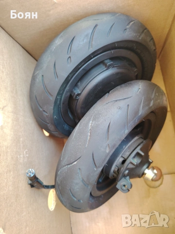 Гуми за Тротинетка, с двигател, и предна джанта, снимка 3 - Гуми и джанти - 54317285