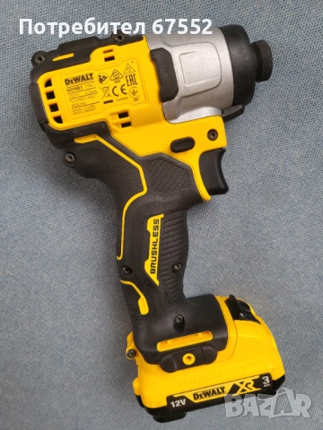 Dewalt DCF801 12 волта безчетков импакт с батерия, 163 нютона, цена 80€ (без коментар), снимка 2 - Други инструменти - 54652147