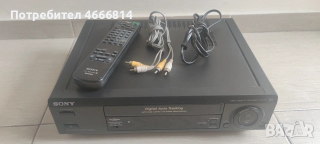 Видео SONY  VHS , снимка 2 - Плейъри, домашно кино, прожектори - 55176782