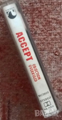 ACCEPT - Objection Overruled, снимка 2 - Аудио касети - 54440500
