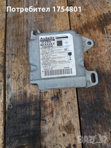 Компютър / Модул Airbag 7700418434E за Renault Megane Scenic 1.6e (90 к.с.), снимка 2 - Части - 55052897