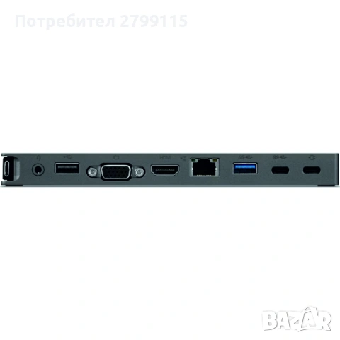 Lenovo USB-C Dock 40AU + оригинално 65W зарядно | 4K | LAN | HDMI, снимка 3 - Друга електроника - 54289794