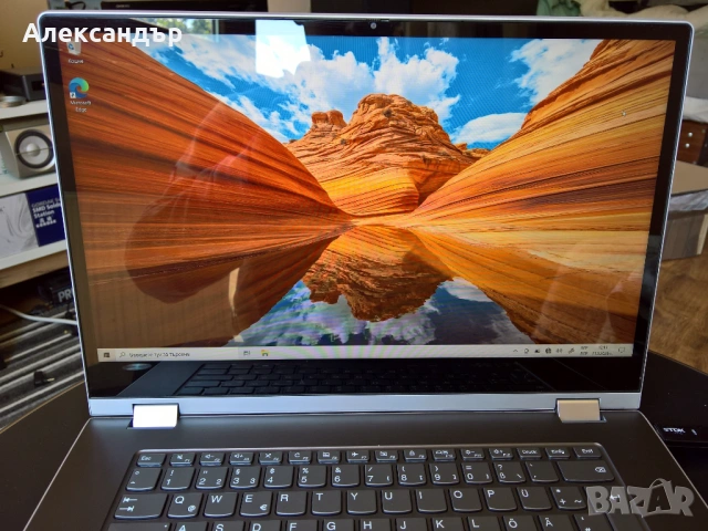15.6" Lenovo IdeaPad C340-15IIL, тъчскрийн, i5-1035G1, 12GB DDR4, 250GB SSD, лицензиран Windows