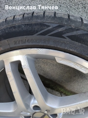 Джанти amg 21 цола, снимка 3 - Гуми и джанти - 55169376