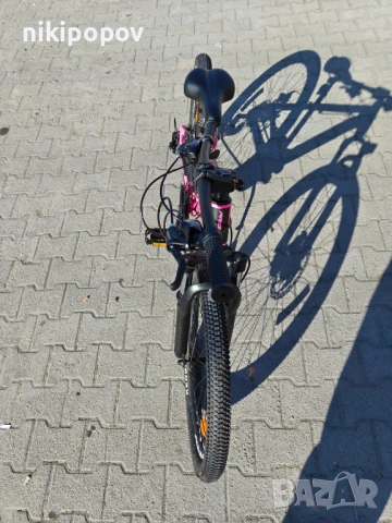 BG Алуминиев велосипед 24" NINJA розов, снимка 6 - Велосипеди - 54334837