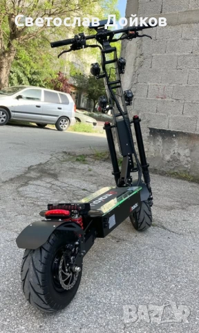 Голяма електрическа тротинетка 13", 8000W, 40A 72V, снимка 4 - Велосипеди - 54100975