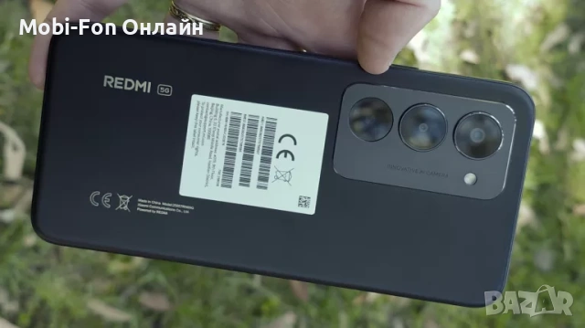 Смартфон Xiaomi Redmi 15 5G, 8GB, 256GB, Midnight Black - MZB0L6GEU, снимка 2 - Xiaomi - 54943817