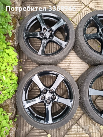 Джанти BORBET 18" 5x114,3 с гуми 225/40/18 Борбет 5х114,3, снимка 3 - Гуми и джанти - 54639228