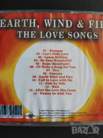 Earth, Wind & Fire - The love songs - аудио диск музика, снимка 2 - CD дискове - 55340667