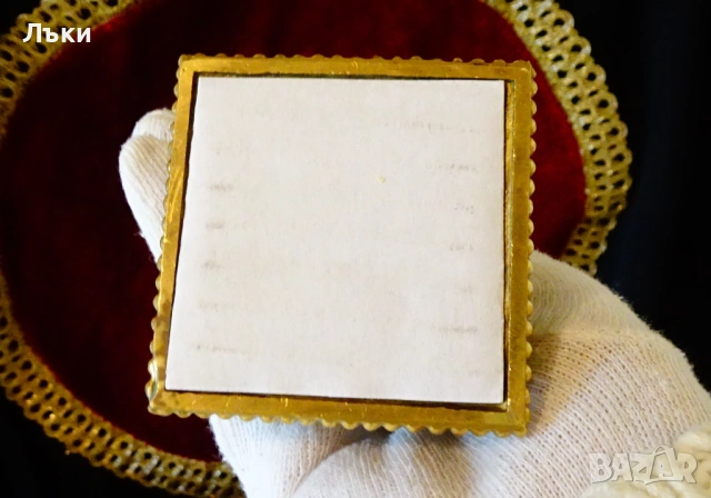 Позлатен бронзов свещник,барок,кристали. , снимка 9 - Антикварни и старинни предмети - 53990040