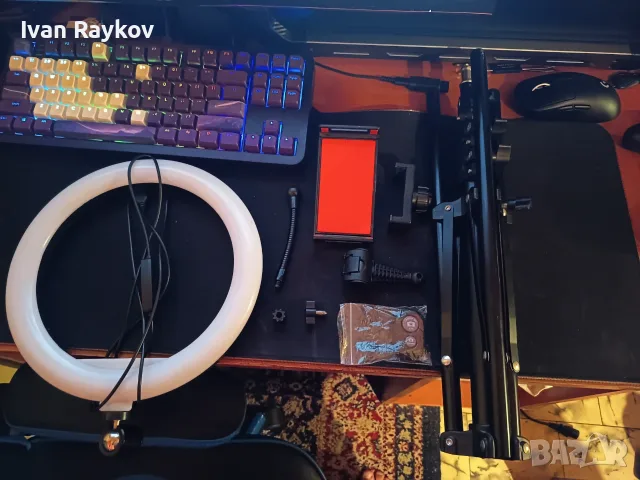 Deluxe combo led ring light 