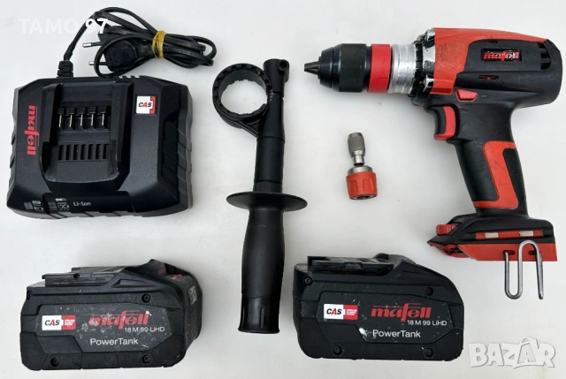 Mafell A18 - Акумулаторен импулсен винтоверт 2x18V 5.5Ah 130Nm, снимка 3 - Винтоверти - 54431930