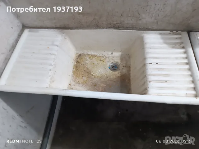 Чугунена мивка емайлирана , снимка 2 - Мивки - 55648724