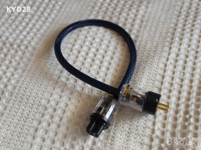 Захранващ кабел 3х4 mm² – 54 см (Позлатени конектори), снимка 5 - Други - 54904269
