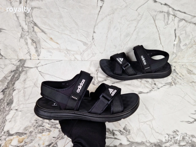 Adidas Нови Мъжки Черни Сандали Адидас , снимка 3 - Мъжки сандали - 54487778