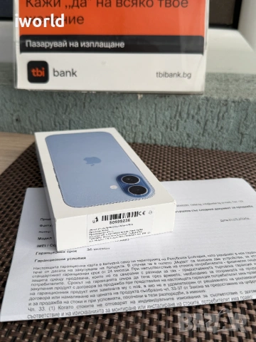 НОВ❗️36М ГАРАНЦИЯ❗️iPhone 17 ❗️Лизинг от 30€/мес❗️256GB Mist Blue син, снимка 5 - Apple iPhone - 54077537