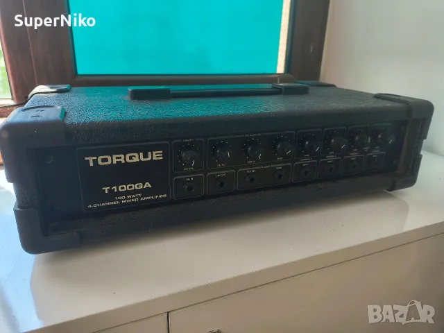 професионален усилвател смесител Torque T 100GA, снимка 2 - Ресийвъри, усилватели, смесителни пултове - 55501254
