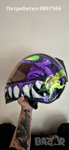 Каска ICON Airform Manik’RR MIPS лилава, снимка 2 - Аксесоари и консумативи - 55417358
