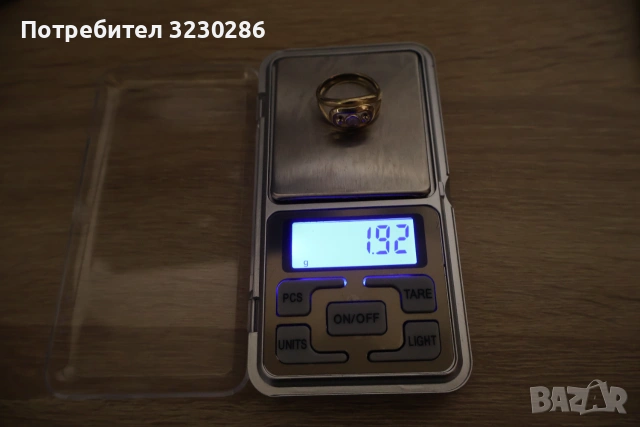 Златен пръстен-1,92 гр.14кр.585, снимка 2 - Пръстени - 55282832