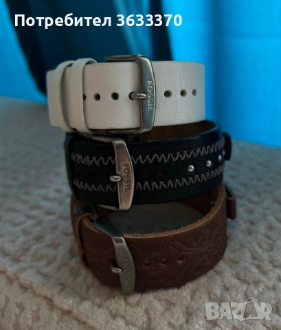 Fossil JR-1048 set с 3 оригинални каишки, снимка 2 - Дамски - 54519760