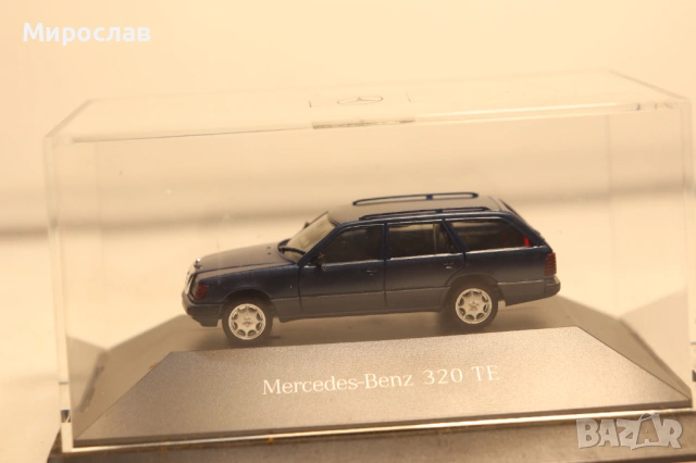 HERPA 1:87 H0 MERCEDES BENZ 124 320 TE МОДЕЛ КОЛИЧКА, снимка 2 - Колекции - 54396543