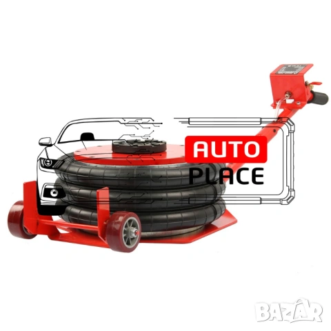 Пневматичен крик балон 6 тона с 3 въздушни възглавници ( 135 – 400 мм ) MAR-POL, снимка 2 - Други инструменти - 54035737