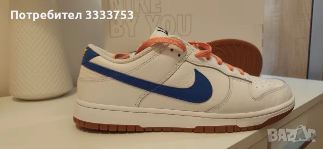 Nike Dunk Low By You – №46 / 30 см – като нови, с кутия, снимка 3 - Маратонки - 55586587