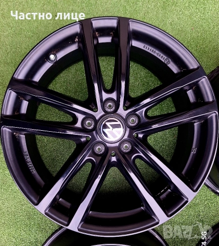 Продавам 4бр 18-ки джанти за Фолксваген Пасат, Тигуан, Туран, Ти-рок , снимка 3 - Гуми и джанти - 54090479