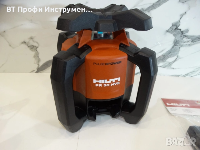 2023 - Hilti PR 30 HVS A12 - Ротационен лазерен нивелир, снимка 3 - Измервателни инструменти - 55077969