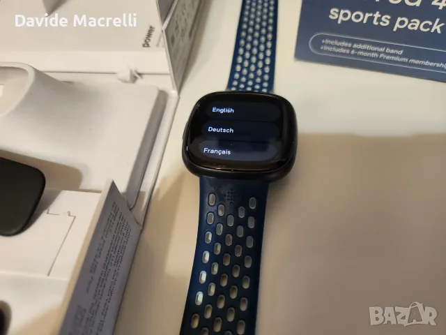 Fitbit Versa 4 с кутия, гаранция и 2 каишки, снимка 5 - Смарт гривни - 55412770