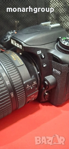 Фотоапарат  Nikon D7500 + обектив Nikon 18-140mm VR, снимка 3 - Фотоапарати - 54739968