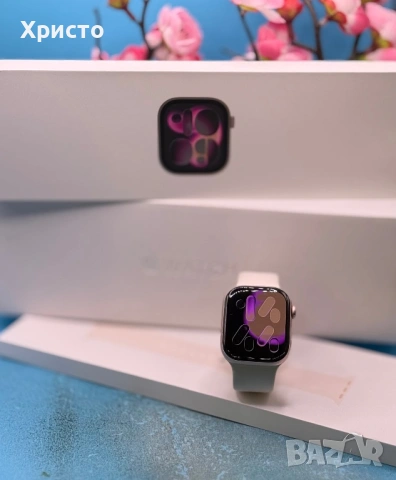 ГАРАНЦИОНЕН!!! Apple Watch 11 GPS, Корпус Rose Gold Aluminium 42mm 